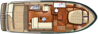 Linssen 29.9 Sedan am&eacute;nagement