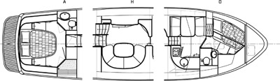 Linssen 410 AC am&eacute;nagement